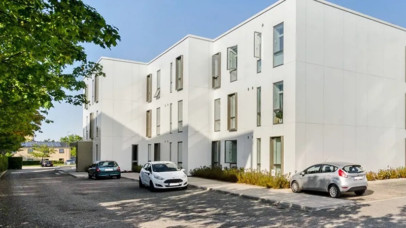 Foto af facaden på Gøteborg Allé