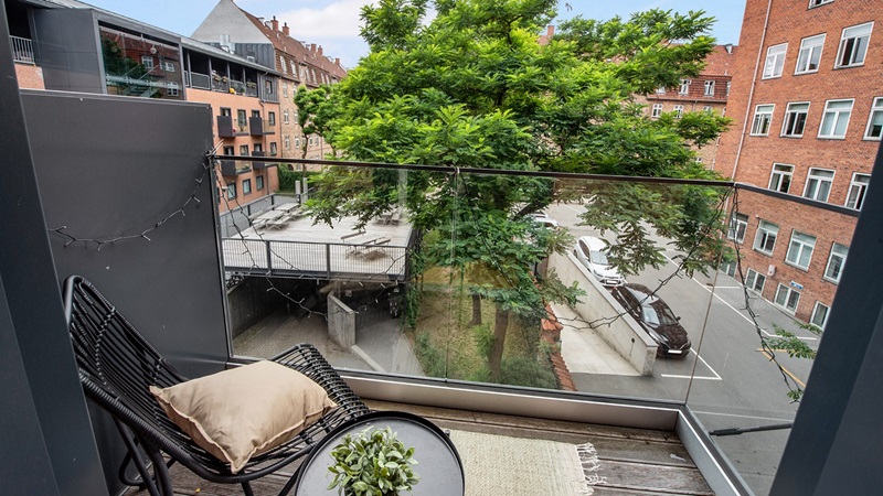 Foto af facaden på Sejrøgade