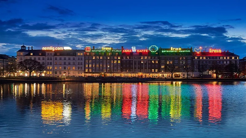 Foto af facaden på Sortedamsdosseringen