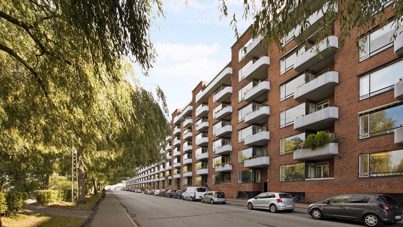 Foto af facaden på Vestersøhus