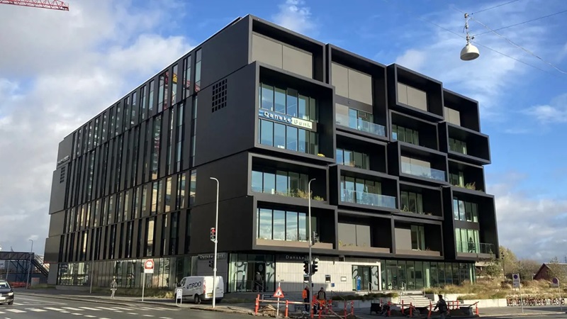 Foto af facaden på Jægergårdsgade