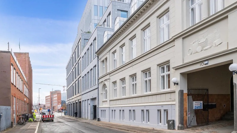 Foto af facaden på Mindegade 10