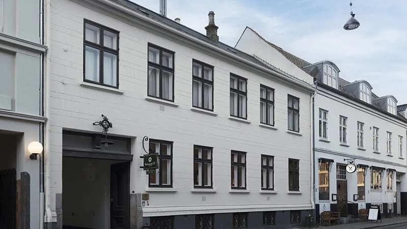 Foto af facaden på Mindegade 8